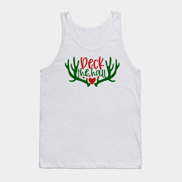 Deck The Hall Tank Top by nikobabin